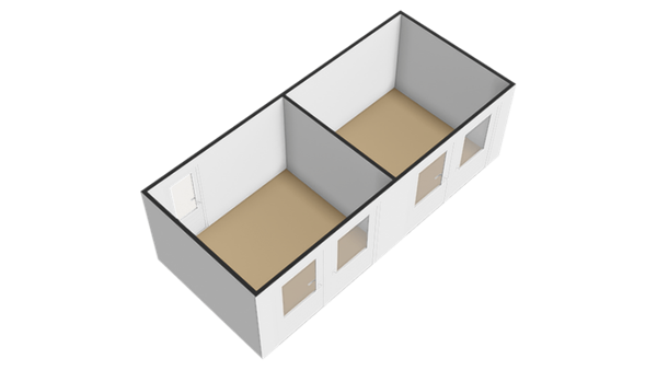 Floorplan - Laagzijde 33, 8316 AX Marknesse